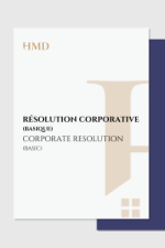 Corporate Basic Resolution