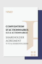 Shareholder Agreement (5 to 6 shareholders)